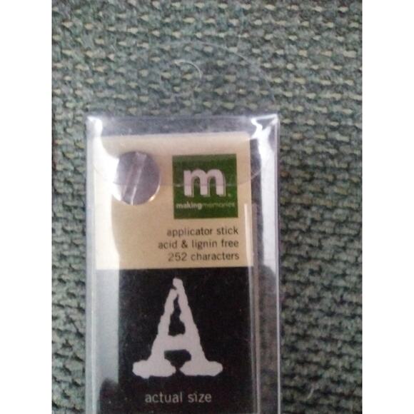 Making Memories Simply Stated Alphabet Rub-On Letters 252 Characters Scrapbook - Picture 3 of 3